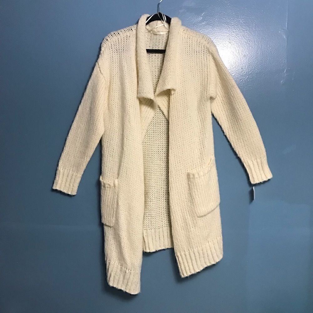 𝅺betty & Co drape collar sweater